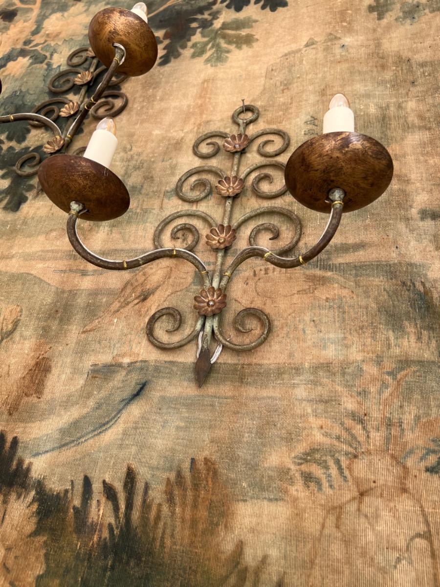 Pair of sconces 