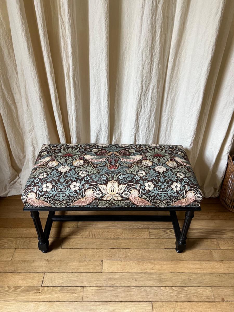 Banquette d’appoint / tissu Morris & Co