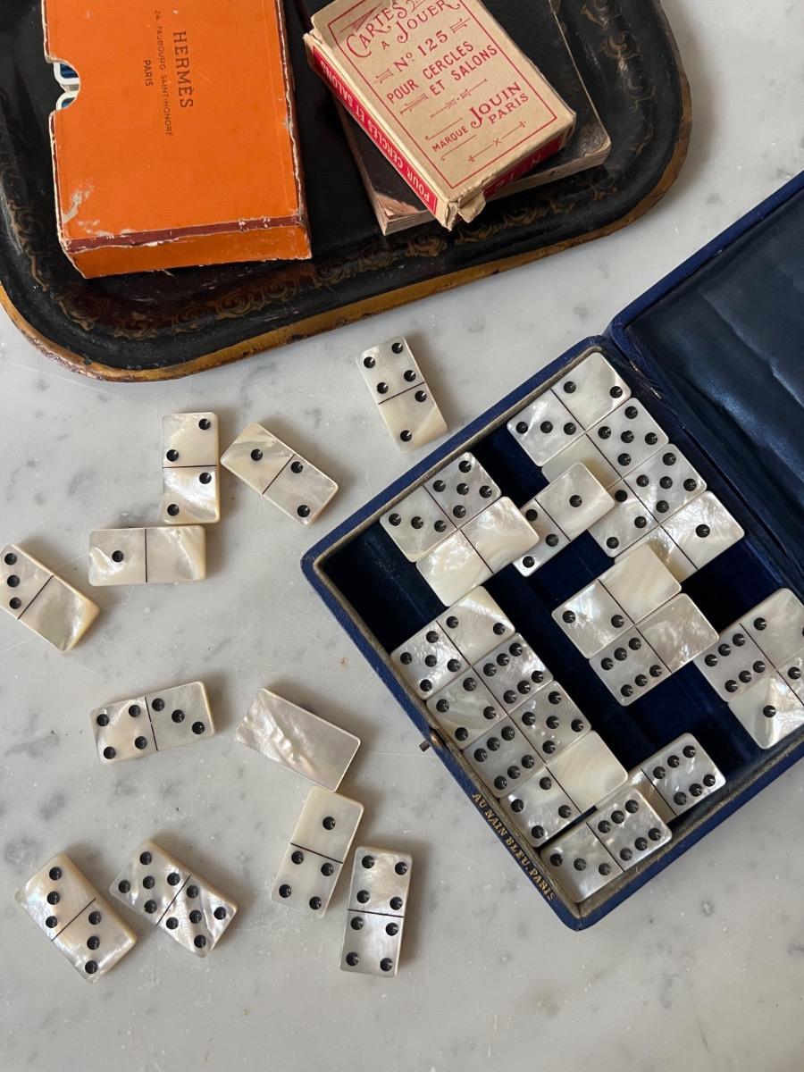 Jeu de dominos nacre