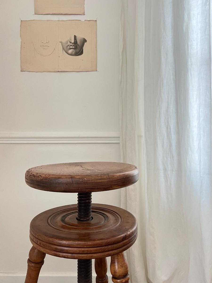 Tabouret de peintre ajustable 