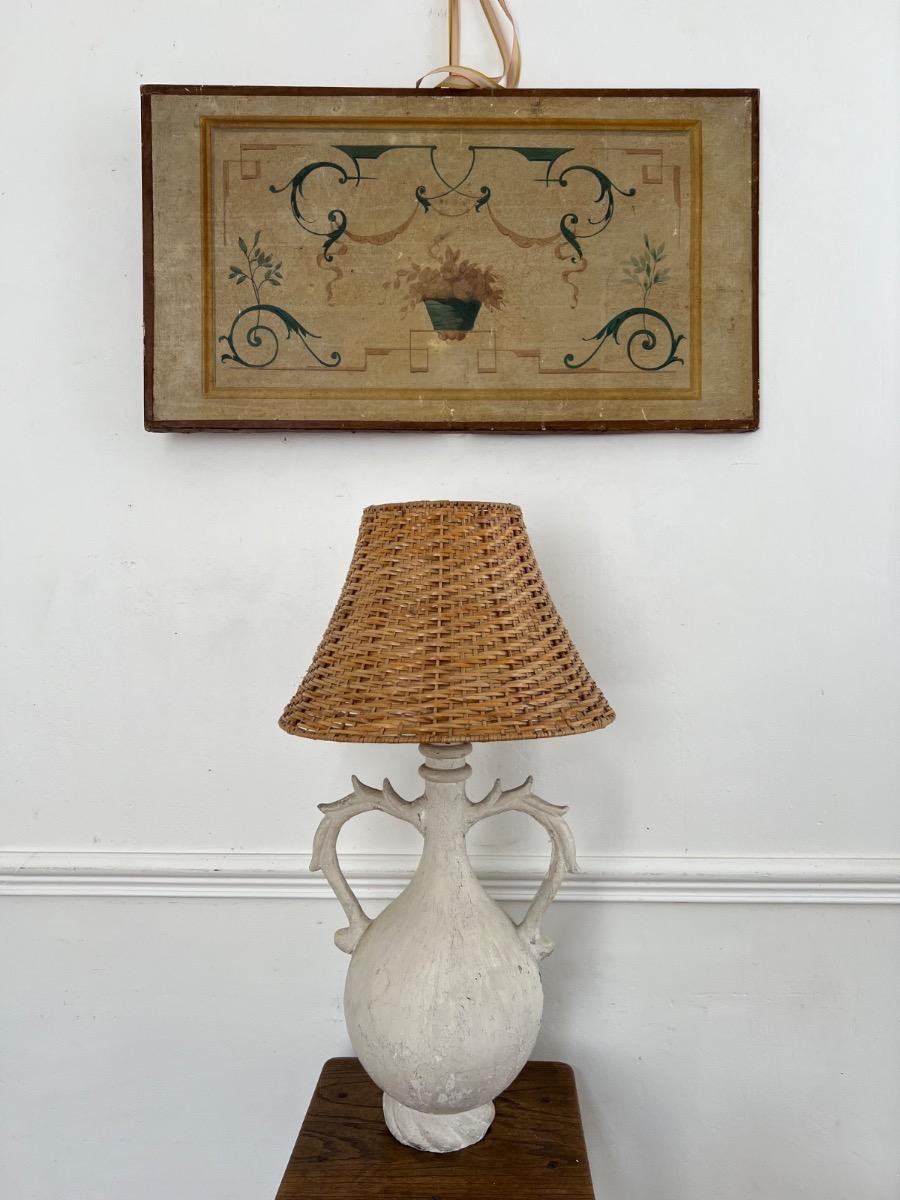 Frise huile sur toile sur châssis XIXème