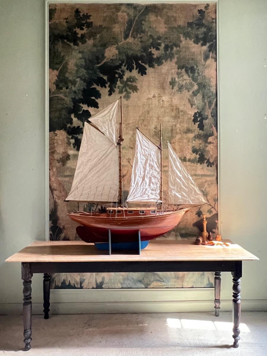 Grande maquette voilier 1930